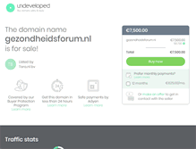 Tablet Screenshot of gezondheidsforum.nl